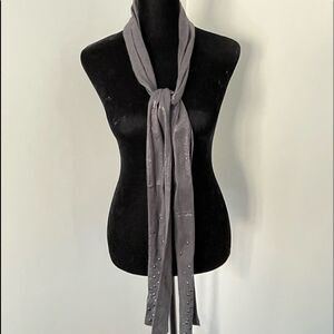 Accent Scarf/Belt‎ Gray with a shimmer